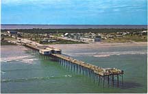 Cocoa Beach Pier postcard 1960s